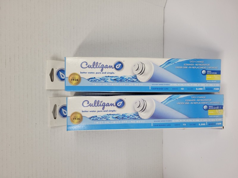 Lot of 2 — Culligan 750R Filter Replacement Cartridge – NEW – OEM – Sealed