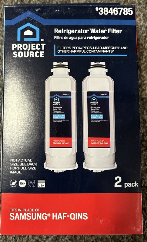 3846785 Samsung Refrigerator Water Filter S-4-2 Samsung HAF-QINS 2 PC