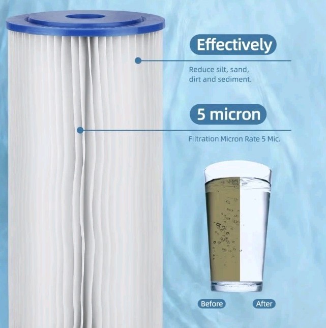 4 Pack Geekpure Whole House PP Sediment Water Filter 5 Mic 4.5 x 20 gallery