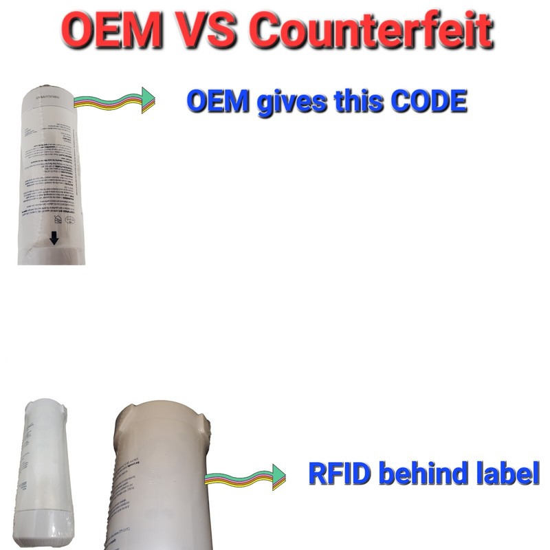 Genuine OEM GE XWFE Refrigerator Replacement Water Filter WITH CHIP RFID gallery