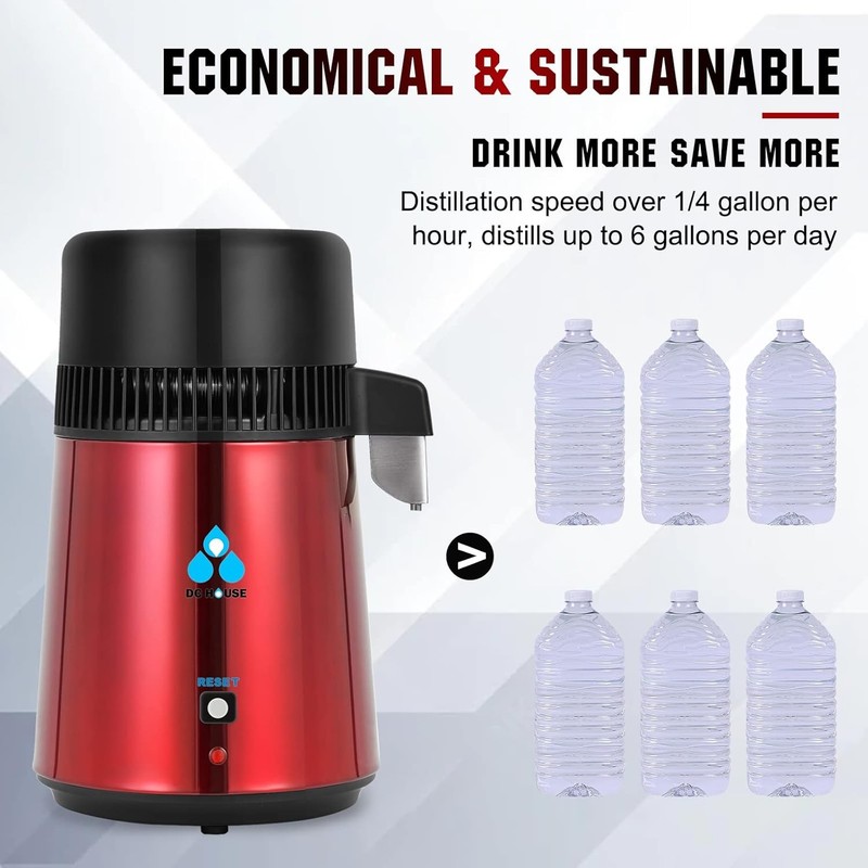 1 Gallon 4L Stainless Water Distiller DC HOUSE gallery