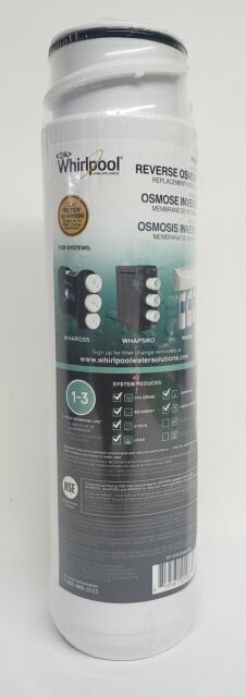 Whirlpool WHEERM Reverse Osmosis Replacement Membrane Water Filter Ultraease