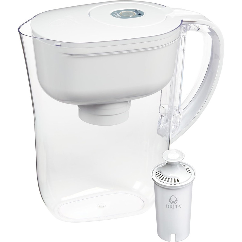 Water Filter Pitcher for Tap and Drinking Water with 1 Standard Filter, L