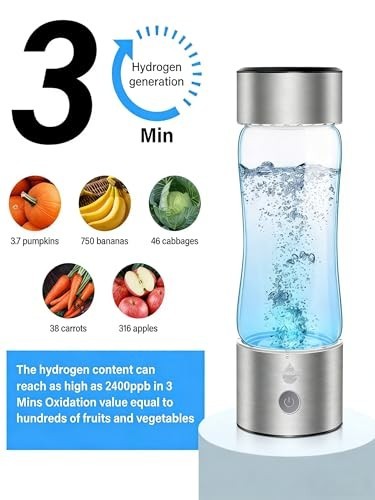 2026 Upgraded Hydrogen Water Bottle, 2400 Hydrogen Water Bottle Generator, Hy... gallery