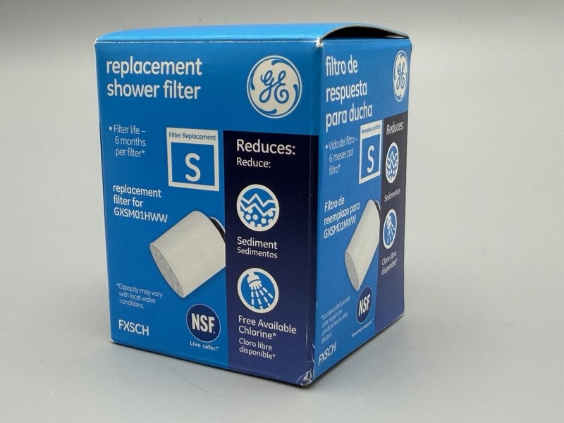 GE Replacement Shower Water Filter FXSCH – Fits General Electric GXSM01HWW – NEW
