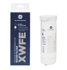 GE XWFE Refrigerator Water Filter Genuine Replacement Lead & Sulfur Reduction 1p
