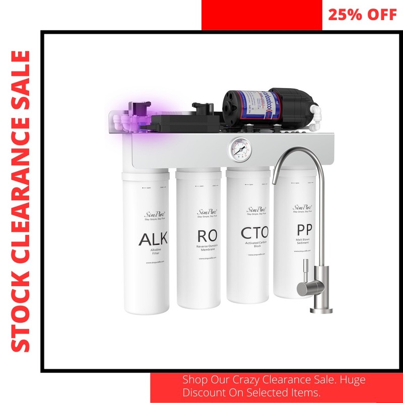 SimPure T1 400ALK Alkaline UV Reverse Osmosis System