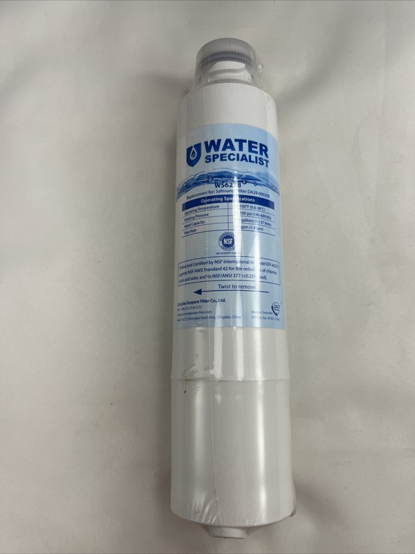 Water Specialist WS627B Water Filter, Replacement For Samsung DA29-00020B