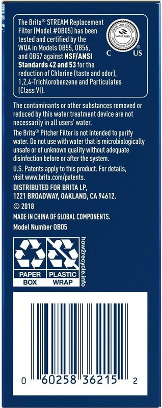 Brita Stream Water Filter Pitcher 3 Filters BPA-Free 40 Gallons gallery