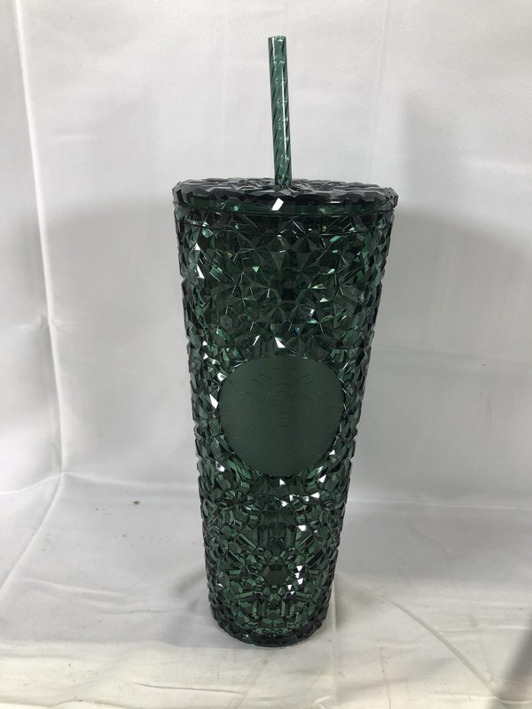 Starbucks Deep Emerald Gemstone Cold Cup 24 oz Reusable Acrylic Tumbler