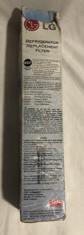 LG LT600P Replacement Refrigerator Water Filter gallery
