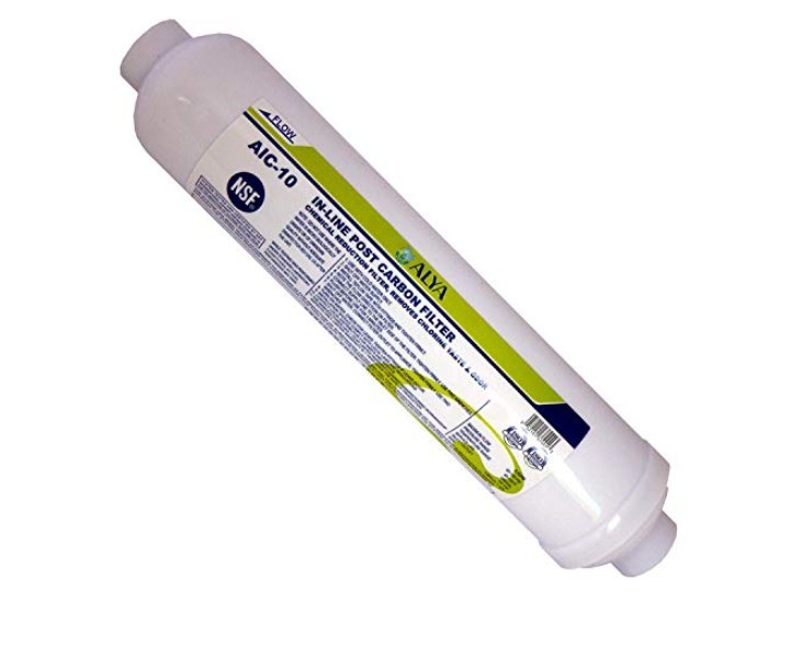 Ice Maker Inline Filter 1/4" compression connection fittings white 1500 gallons
