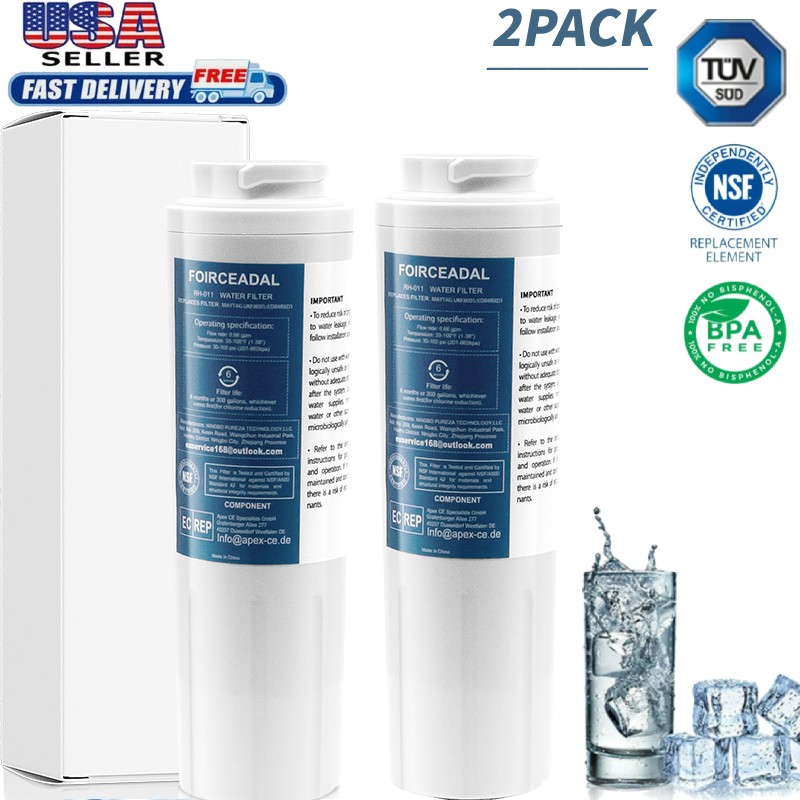 2x Fit for UKF8001 4396395 RWF0900A UKF8001AXX-200 Refrigerator Water Filter US