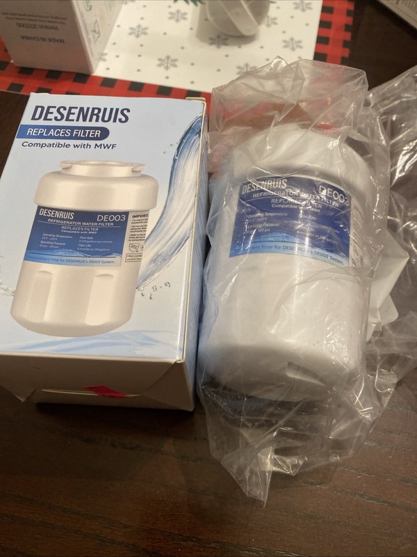 2 Desenruis DE003 Replacement Filter, Refrigerator Water Filter