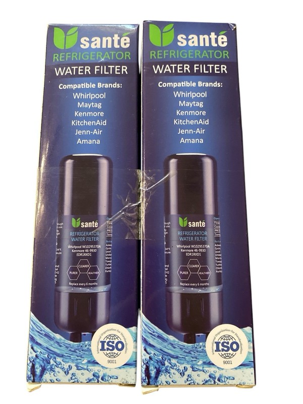 Sante Refrigerator Water Filter Kenmore 46 9930 Maytag 2-pack Whirlpool SEALED