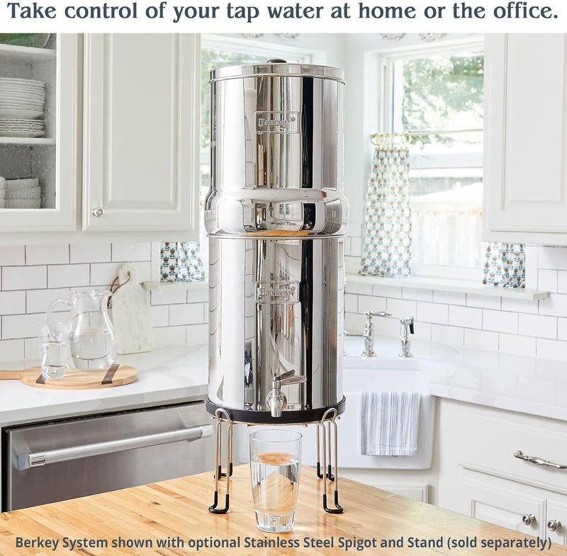 Big Berkey Gravity-Fed Stainless Steel Countertop Water Filter System 2.25 Gallo gallery
