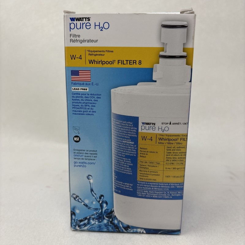 Watts Pure H2O Whirlpool Refrigerator Filter 8171413 Kitchenaid, Sears & Kenmore gallery