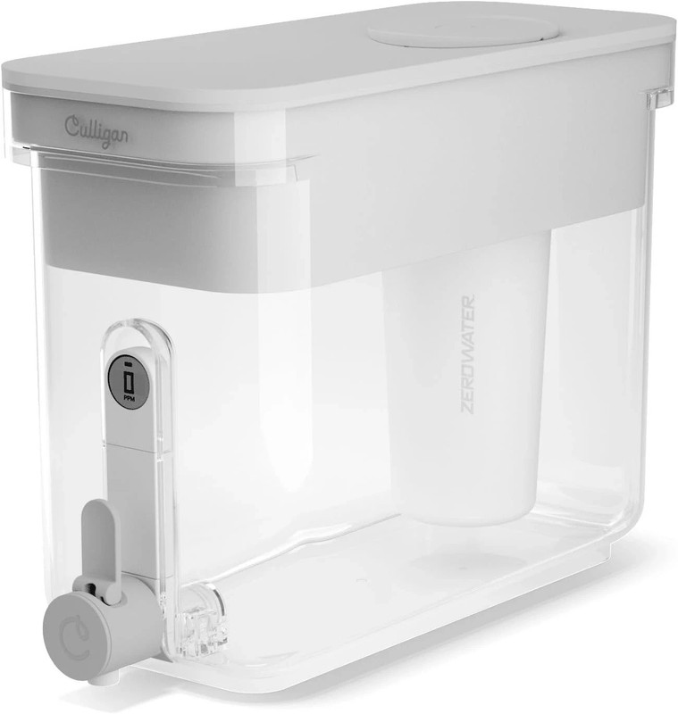 Culligan 32-Cup Water Filter Dispenser w/ ZeroWater Tech & 5-Stage Filter New