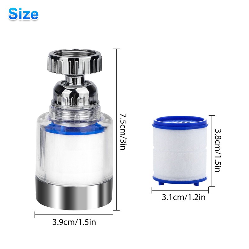 Faucet Water Filter Tap Filtration Kitchen Bathroom Sink Mount Purifier System gallery