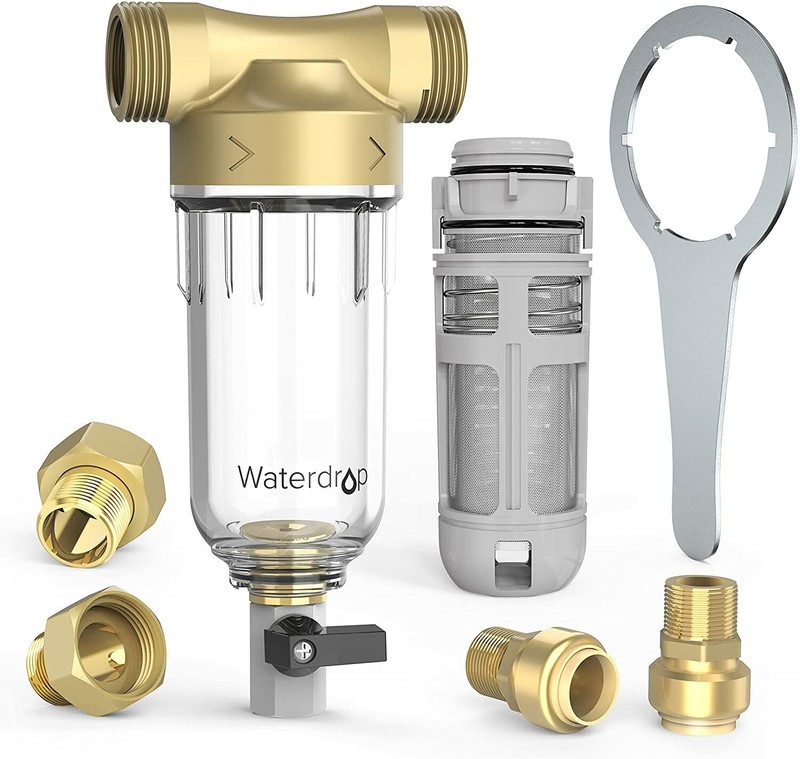 Waterdrop Backwash Spin Down Sediment Filter – Whole House Pre-Filtration System