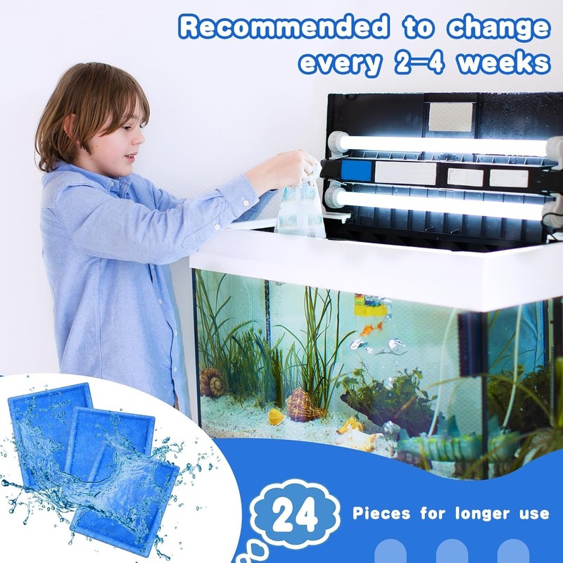 24Pcs Aquatech EZ Change #3 Filter Cartridge 30-60/20-40 Gal Fish Tank Filter... gallery