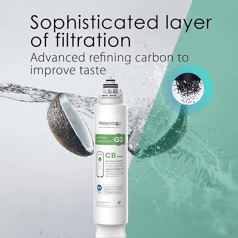 WD-G3-N3CB Filter, 1-year Lifetime, Replacement for WD-G3 Reverse Osmosis System gallery