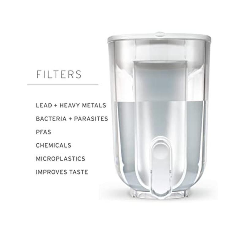 Home Water Filter Dispenser 18-Cup BPA-Free Gravity Power Freestanding New gallery