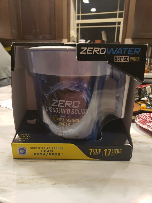ZeroWater ZP-007RP- 7 Cup Water Pitcher Only No Water Quality Meter