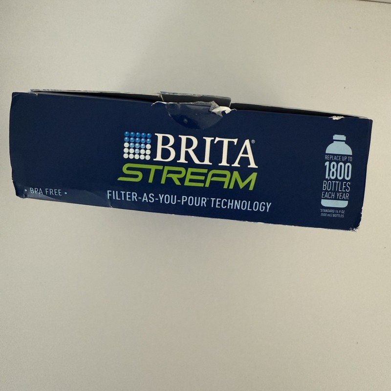 Brita Stream Pitcher Water Filter -Gray, Pack of 2 *READ* gallery