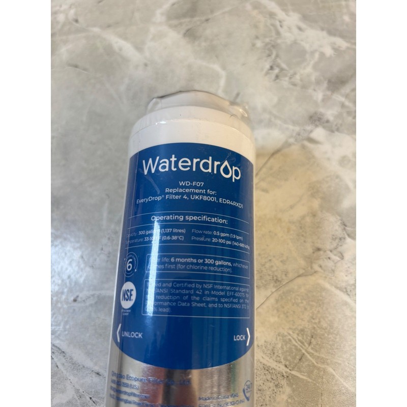 Waterdrop WD-F07 Refrigerator Water Filter Replacement for EveryDrop Filter gallery