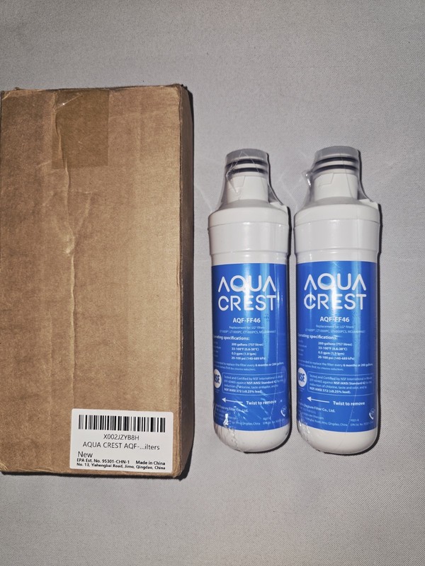 2 Aqua Crest AQF-FF46 Water Filter for LG LT1000P LT1000PC LT1000PCS MDJ64844601 gallery
