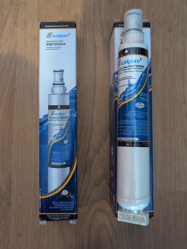 2pk - Excelpure RWF2000A Replacement Filter for Kenmore 9915, Whirlpool EDR6D1