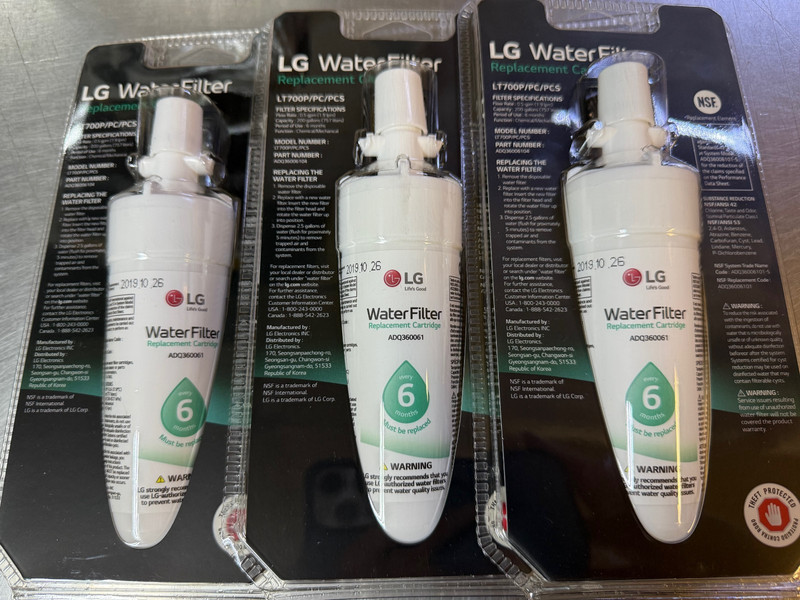 Genuine LG LT700P/PC/PCS Authentic Refrigerator Water Filter ADQ360061 Fridge