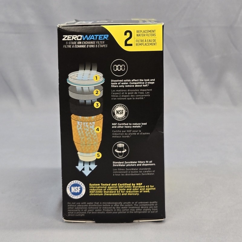 Zero Water 5 Stage Advanced Filtration 2 Pack Replacement Water Filters ZR-017 gallery