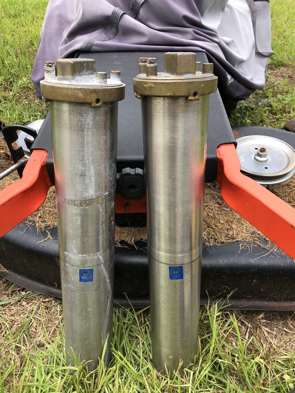 Aqua Pure Stainless Steel Water Filter Canisters – 3/8″ NPT x 22 5/16″ – SST2HB