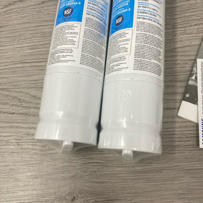 2 Pack Of Samsung HAF-CIN-3P/EXP Ice & Water Refrigerator Filters (Missing 1) gallery