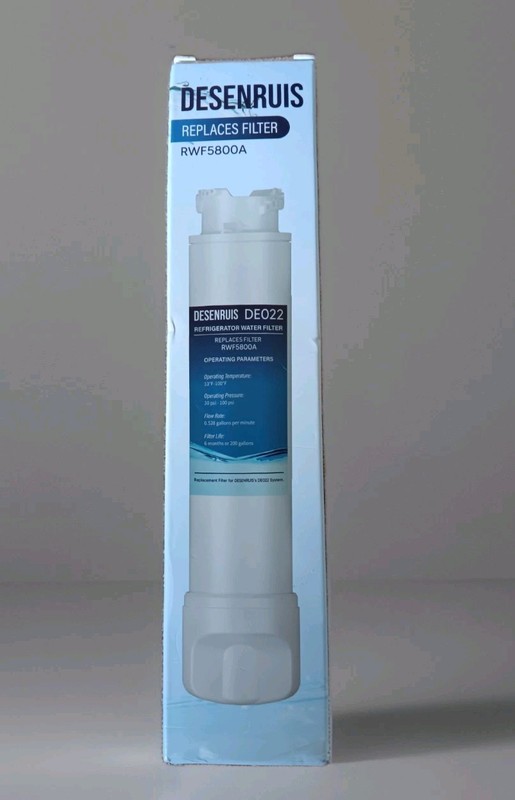 Desenruis DE022 Refrigerator Water Filters RWF5800A Replacement –Factory Sealed gallery