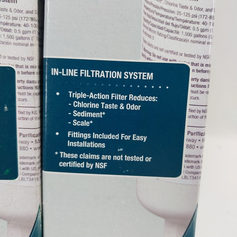4x Aqua-Pure AP717 Inline Water Filter for Refrigerator - Free Shipping gallery