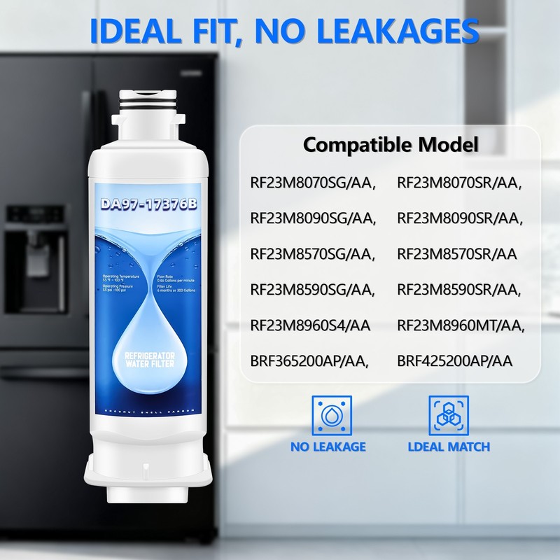 DA97-17376B Water Filter Replacement Fit For Samsung HAF-QIN, HAF-QIN/EXP,WD-F45 gallery