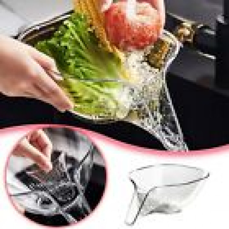 1pcs Basket Funnel New Multifunctional Drain Basket Household Kitchen