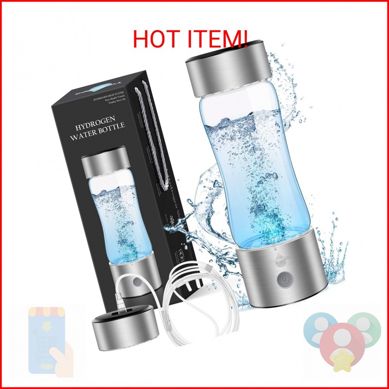 2026 Upgraded Hydrogen Water Bottle, 1600-2000 Hydrogen Water Bottle Generator,