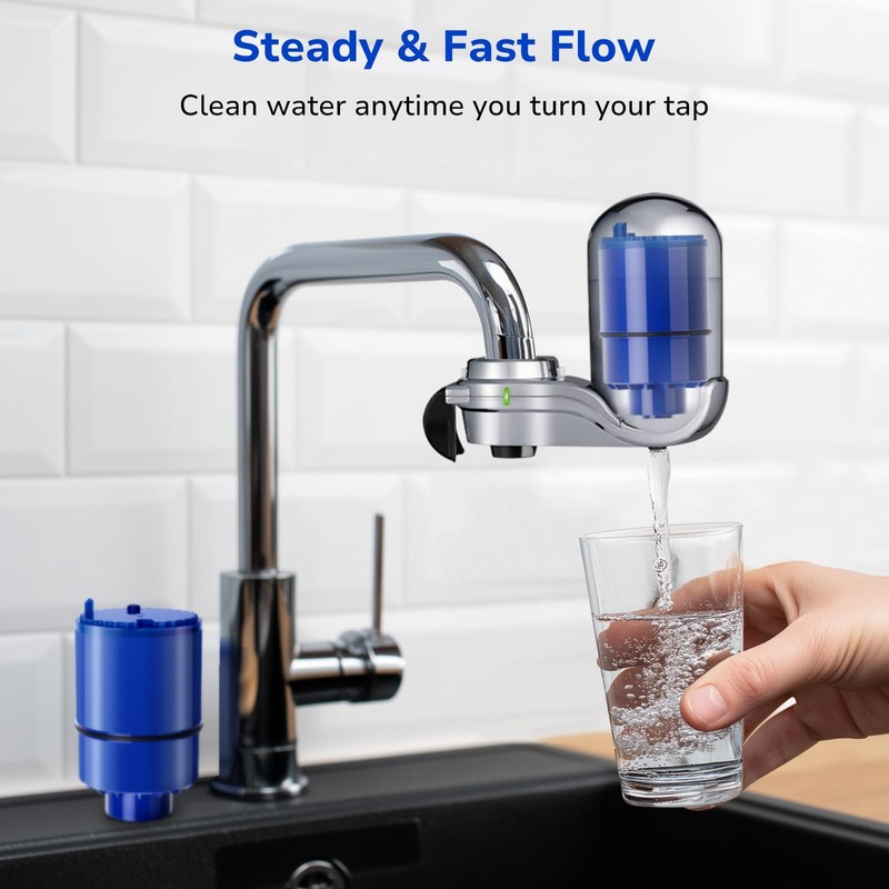 Fil Fresh 2 Pack PURWater Filter Replacement for RF 9999 PURPLUS Faucet Water gallery