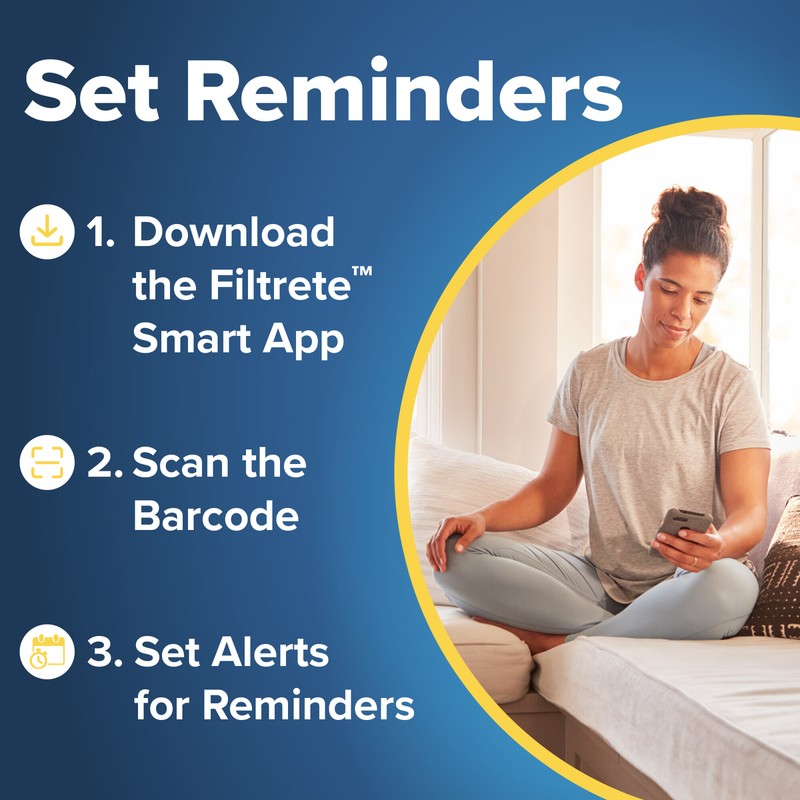 Filtrete Ultimate Allergen Reduction Filter UT00-2PK-1E, 16 in x 20 in x 1 in gallery