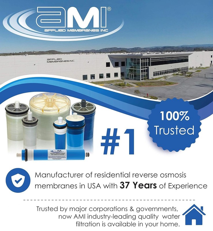 APPLIED MEMBRANES INC. 18 GPD Reverse Osmosis Membrane | RO Membrane Water Fi... gallery