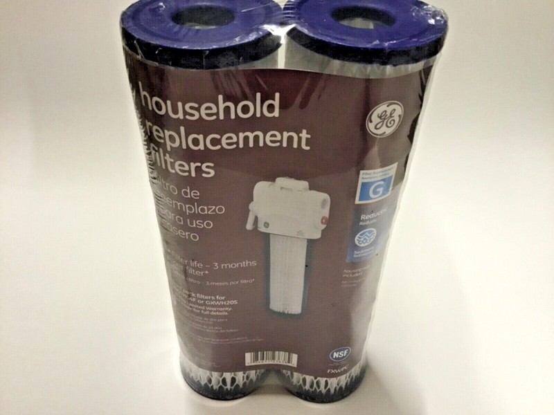 Genuine OEM GE FXWPC Water Filter, 2 Count (Pack of 2), White