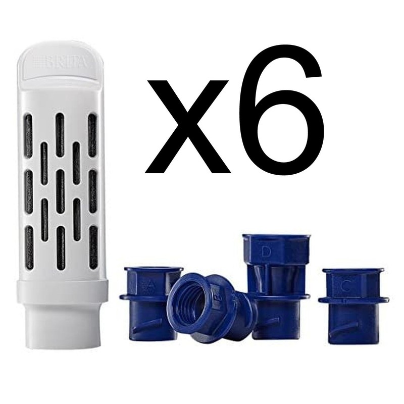 Brita JUGKITB4 CASE OF 6 Universal JUG COOLER WATER FILTER SYSTEMS