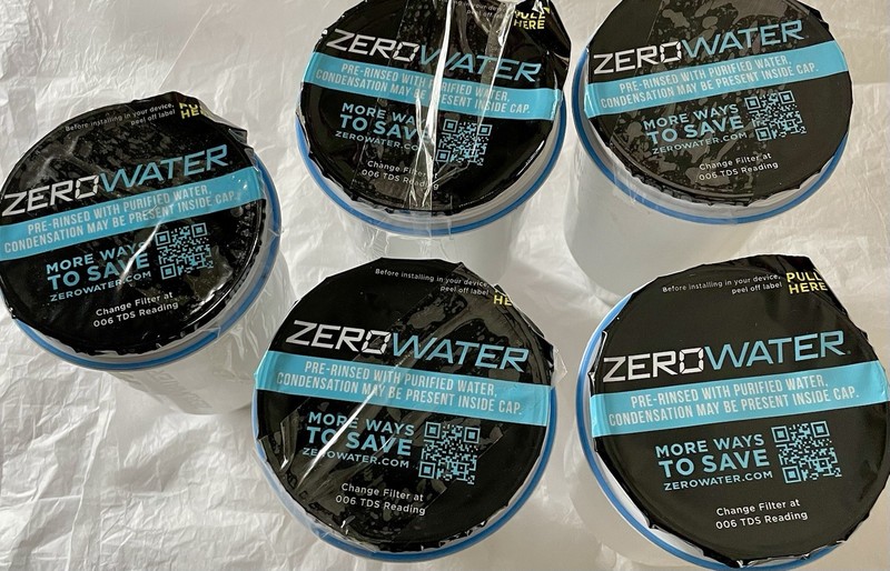 Zero Water 5 Stage Advanced Filtration Replacement Water Filters Five Pack Lot gallery