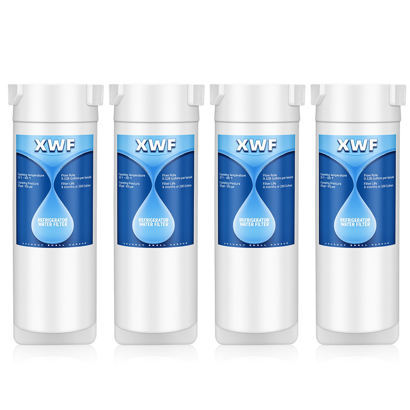4 Pack GE XWF Replacement XWF GNE27 Appliances Refrigerator Water Filter