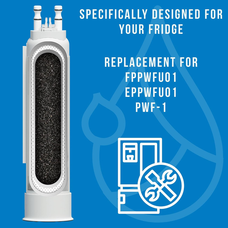Water Filter Replacement FPPWFU01 EPPWFU01 PWF1 2 Pack gallery