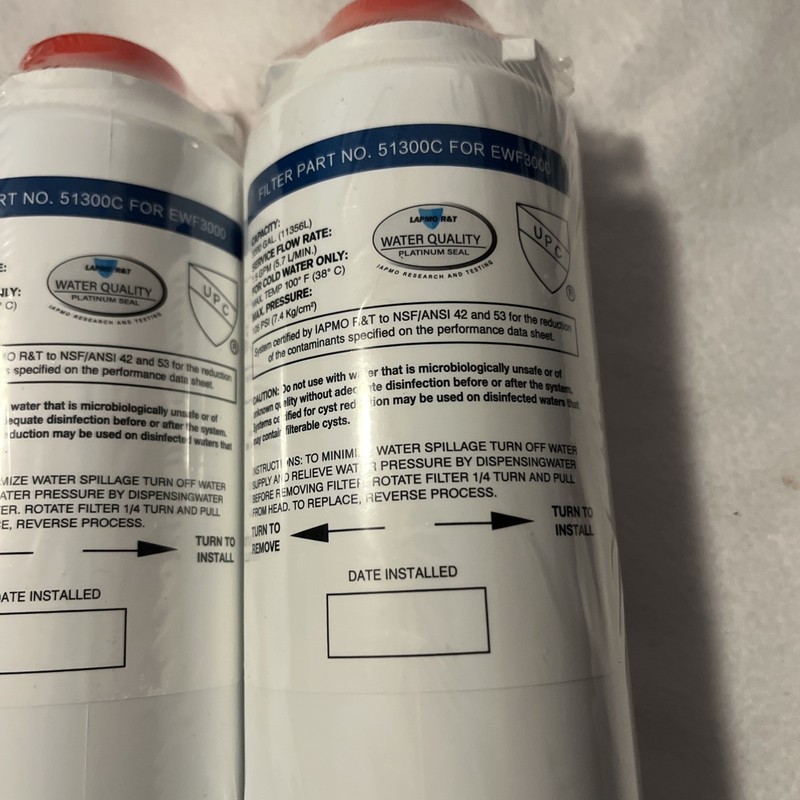 2 PACK 51300C Water Filter NO Chip for Elkay 51300C EWF3000 Ezh20 Bottle Filler gallery